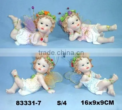 Polyresin Child Fairy Decoration