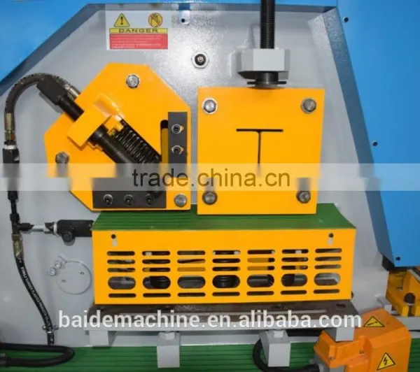 BAIDE Brande Multi-functional Ironworker for Sheet Metal Punching/shearing/ Cutting/bending photo-2