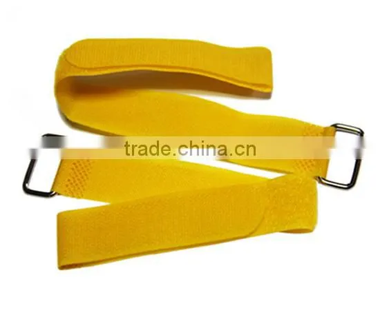 100% Nylon Binding Customized Hook and Loop Straps With Metal Buckle photo-2