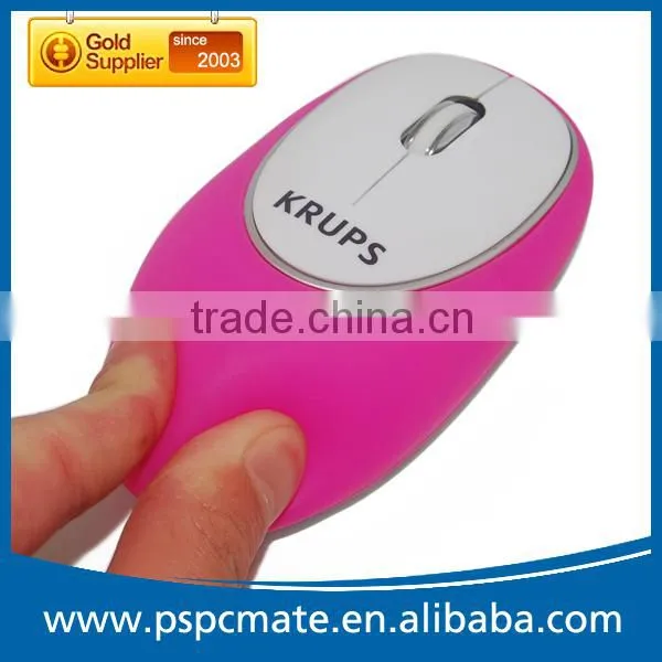 Computer Soft Silicon Anti Stress Wireless Mouse With Usb Mini Receiver photo-5