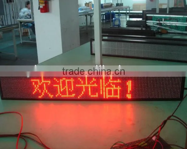 USB Flash Disk Control Led Running Text Sign White/green/yellow/red Customized Size
