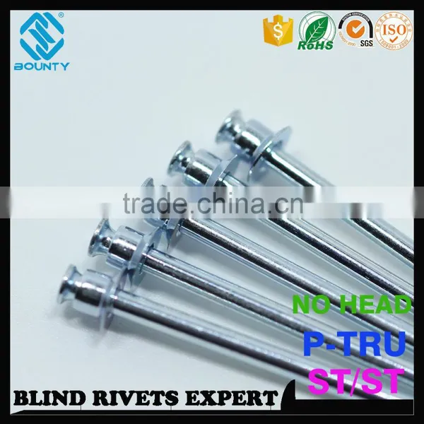 HIGH QUALITY DOUBLE CSK COUNTERSUNK STEEL POP PT RIVETS FOR COMPUTER ENCLOSURES photo-2
