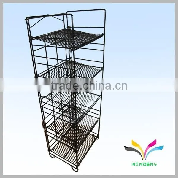 China Manufacturer Good Quality Top Sale Durable Cargo and Storage Stand Metal Wire Heavy Duty Coil Rack photo-3