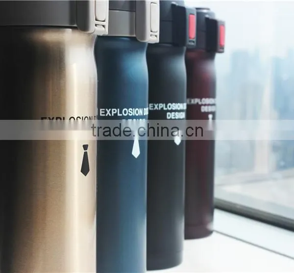 High Quality One Touch Lock Lid Insulated Stainless Steel Water Bottle Quality Choice photo-2