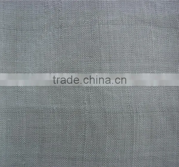 High Quality Ramie&silk Woven Plain Fabric photo-2