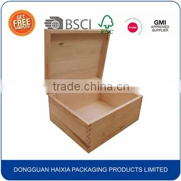 Golden Supplier Unfinished Wood Gift Packaging Box Wholesale photo-6