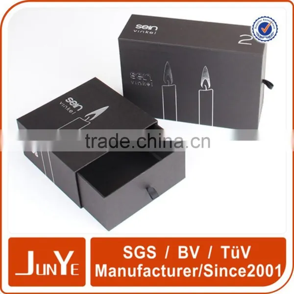 Fashion Customized Paper Candle Drawer Gift Box Standard Company Logo on photo-4