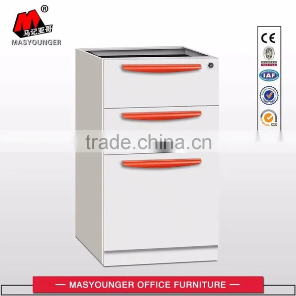 Commercial Steel Office Furniture Mobile Decorative Metal File Pedestal photo-6