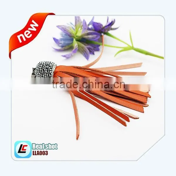 High Quality Real Leather Tassels for Shoes and Bags for Bracelets for Jewelry photo-5