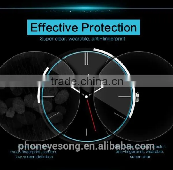 Super Clear Anti-fingerprint Protective Film for Moto 360 photo-3