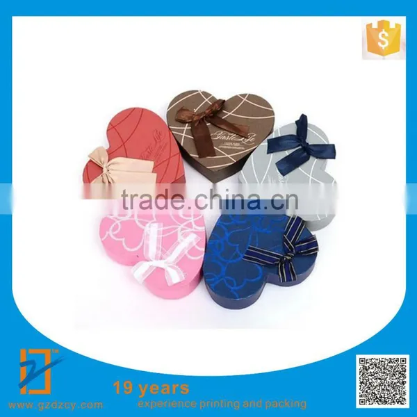5pcs Mixed Colors Small Size 14*15*4cm Valentine Heart Chocolate Box Candy Box Gift Box Packaging Carton Box, Free Shipping photo-6
