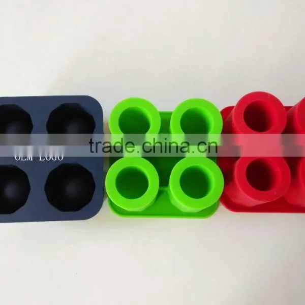 Hot Sell Shot Glass Shaped Silicone Ice Mold photo-2