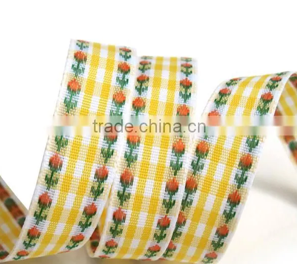 2016 Hotsale DIY Grid Ribbon/Tartan Ribbon/Check Ribbon photo-3