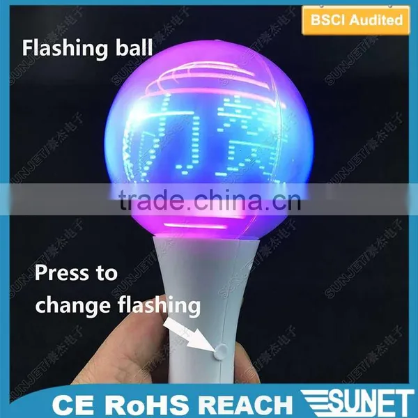 2016 Hot Selling Blinking Changes Flashing Rotating Ball Stick photo-2