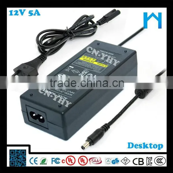 Desktop 12v 5a ac Adapter for it Product 60w Gift Led Lamp Ac/dc Adapter photo-2