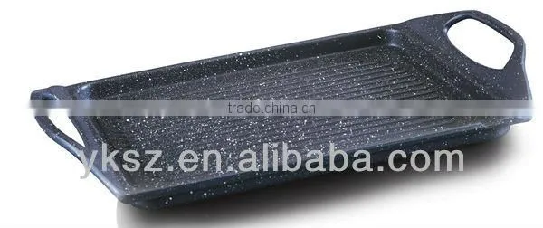 Hot selling popular in Europe LFGB approval Aluminum non-stick grill pan                        
                                                Quality Choice