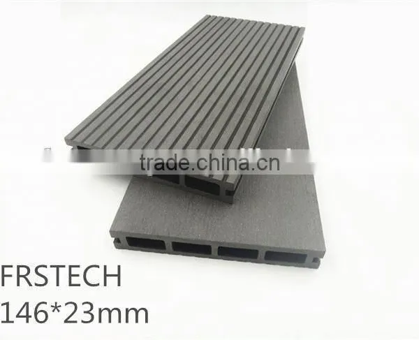 Plastic Wood Flooring Prices Black Plastic Composite Deck Board photo-2