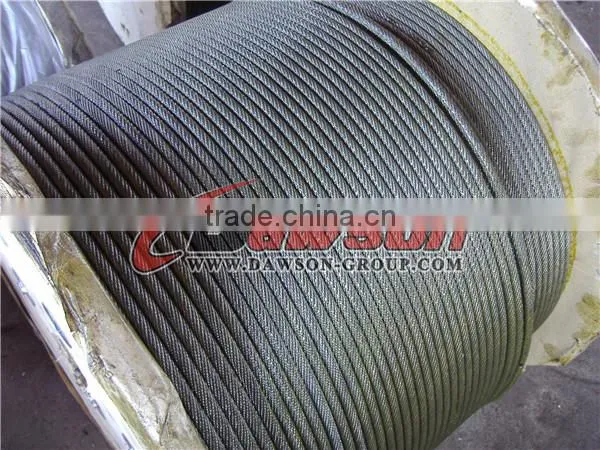 DIN 3061/3062/3063/3064 6X25 Flat Steel Wire Ropes