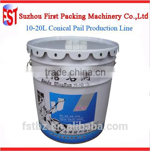 Semi-auto Chemical Can Making Machinery Line photo-5