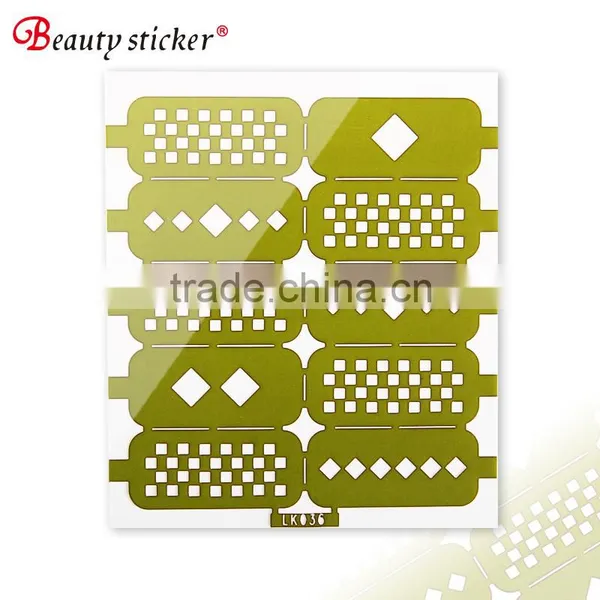 Factory Wholesale/OEM/ODM Nail Stencil Reusable Nail Stencil Sticker photo-2