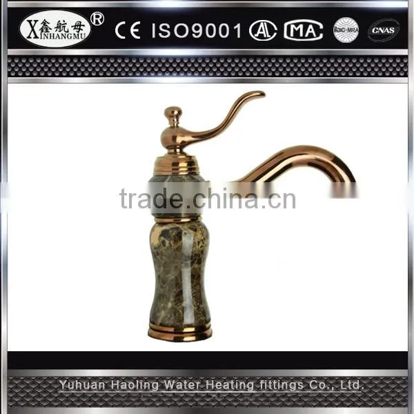 Luxury Antique Bathroom Faucet,hot and Cold Basin Taps,classic Brass Brushed Bathroom Vessel Mixer Faucet