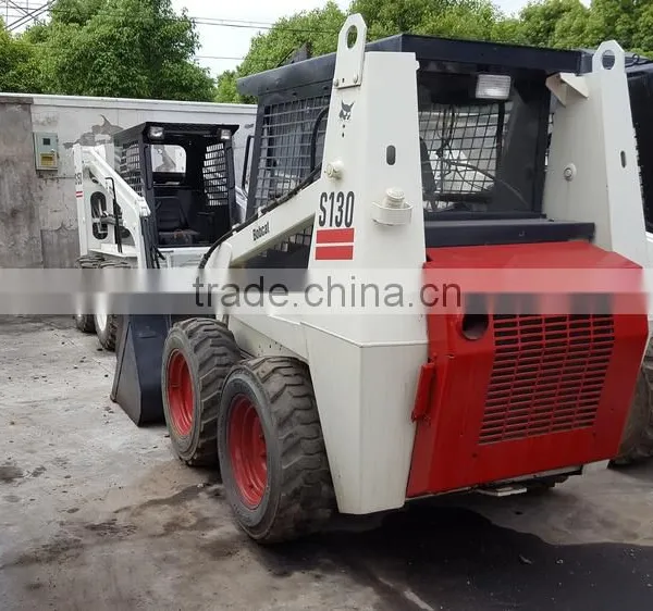 Bobcat Skid Loader ,made in Japan Mini Loader ,used Mini Loader S130 Bobcat Skid Loader photo-3