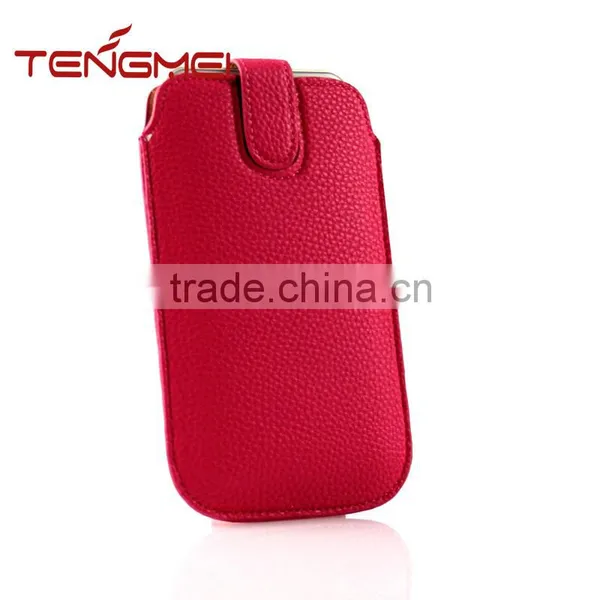 Hook and Loop Vertical Pouch Case for Iphones, Popular Design for Phone Cases