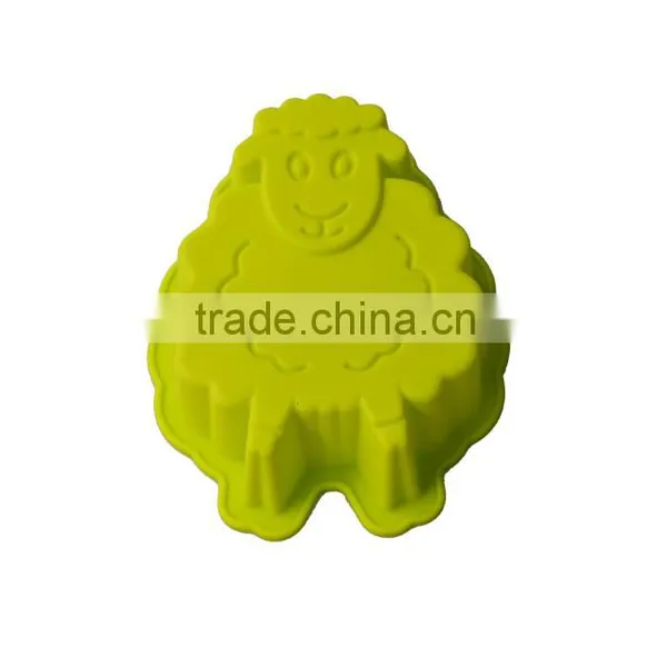Cute Sheep Chocolate Cake Mold Silicone Baking Pan photo-2
