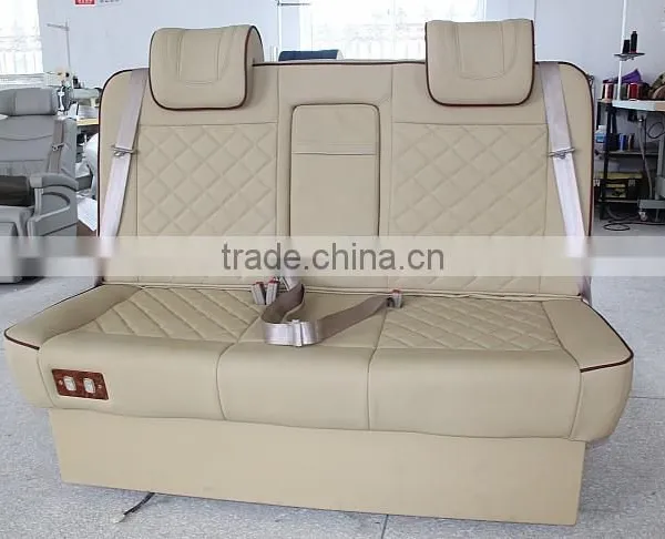Rear 3 Seater Sofa Parts With Recliner for Motor Homes MPV photo-3
