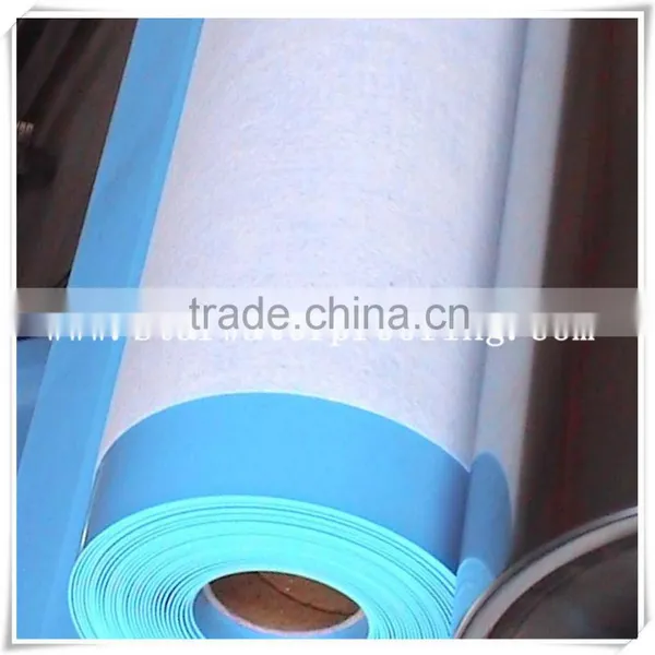 High-polymer PVC Waterproof Membrane With Mechanical Fixed Construction Method photo-2