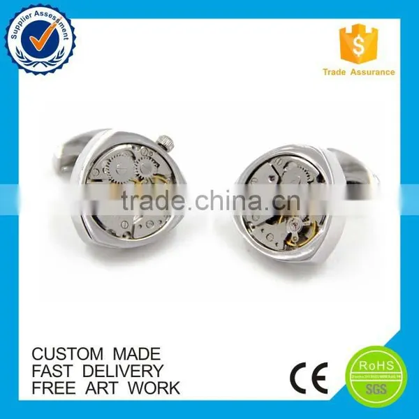 High End Custom Men's Watch Movement Cufflinks photo-2