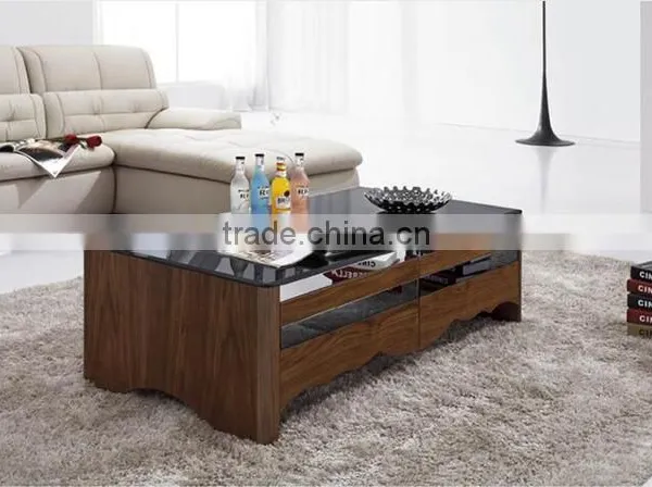 Liansheng Furniture Manufacturer Made Wood Coffee Table LS-MW5201 photo-2