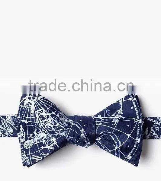 2016 Custom Design Fashion Printed Self-tie Silk Bow Ties photo-3