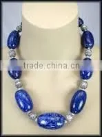 lapis silver necklaces