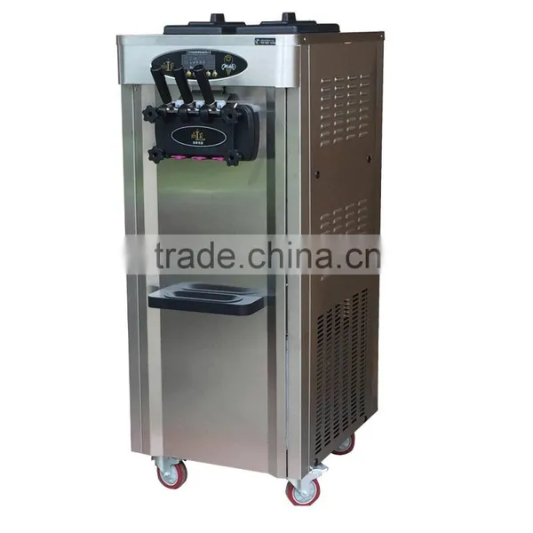 Auto Refrigerated Ice Cream Maker 3 Flavors Commercial Soft Ice Cream Machine25l Capacity/Auto Refrigerated Ice Cream Maker photo-2