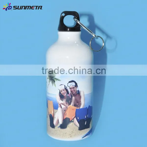 600ml White Coated Sublimation Aluminum Bottle Bicycle Sports Water Bottle LH-03 photo-6