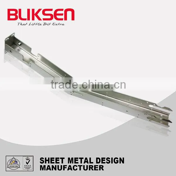 CNC Laser Cutting Metal Single Slot Shelf Bending Bracket photo-5