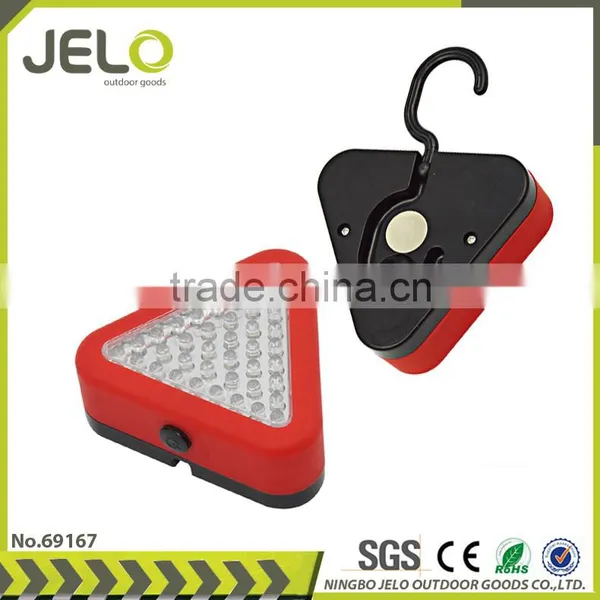 Triangle Super Bright 39LED Working Light Hanging Lantern Magnetic With Folding Hook