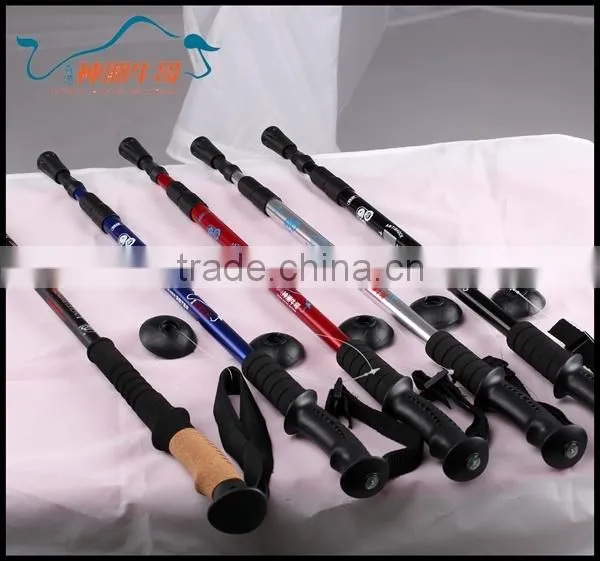 Trekking Poles Alpenstock Anti Shock Hiking Stick Walking Sticks