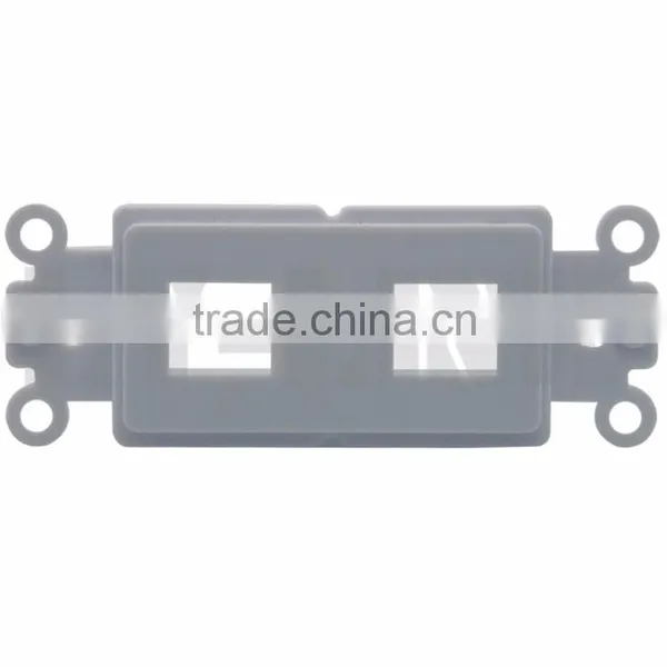 2 Keystone Ports Inner Face Plate Wall Plate