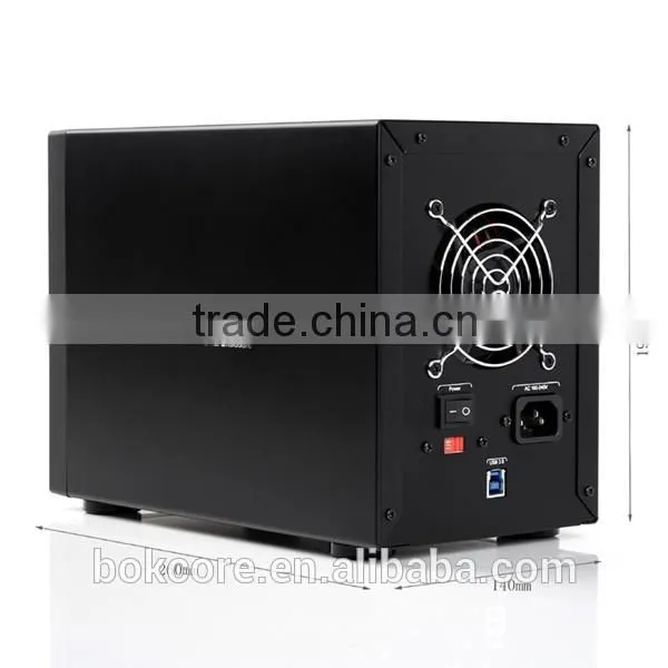 New Product 4-bay 3.5inch SATA HDD Enclosure Box With Raid Function photo-2