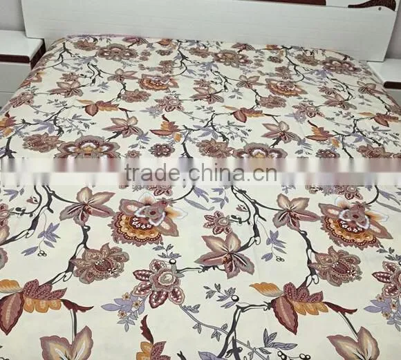 Plain Printed tc Fabric High Width Used for Bed Sheet photo-2
