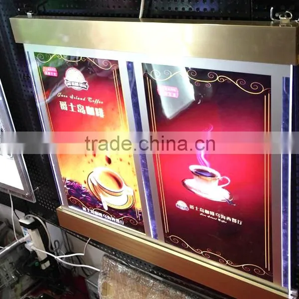 Best selling products plexiglass led perspex poster framing