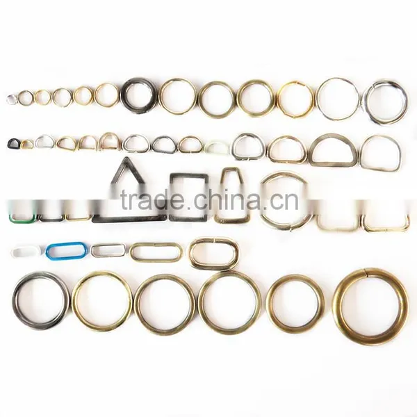 Decorative Brass Metal Handbag O Ring , Round Ring photo-5