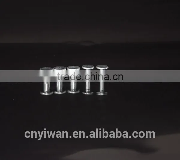 Blind Rivet Flat Head Semi Tubular Shoulder Solid Aluminum Rivet photo-2