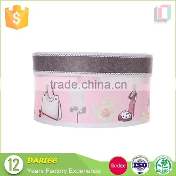 Professional OEM Custom Size Printing Round Cylinder Paper Gift Diy Hat Box photo-6