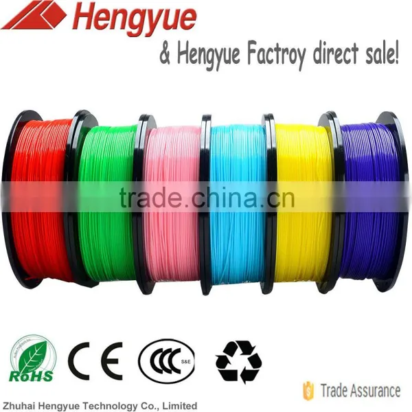 Hengyue Factory Direct Sale!top Quality 3d Printer Flament,PLA/ABS/PET We Sell photo-2