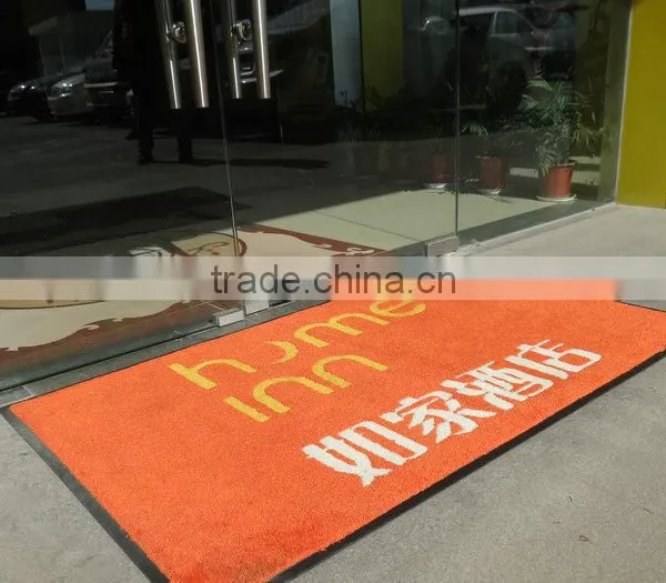 Custom Good Wearability 100% Nylon With PVC Back Logo Door Mat photo-6