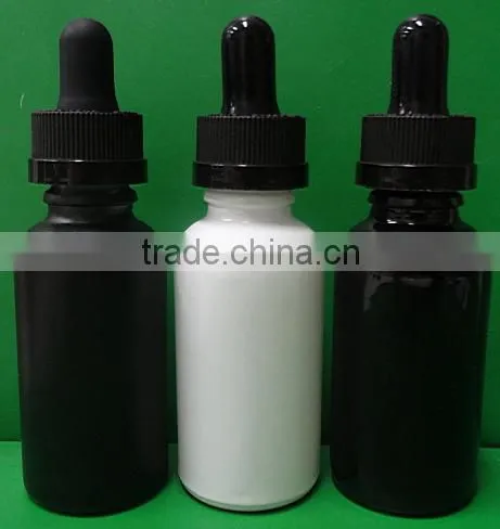 Matte Black Glass e Liquid Bottle With Glass Dropper and Childproof Cap From Shenzhen Manufacturer photo-3