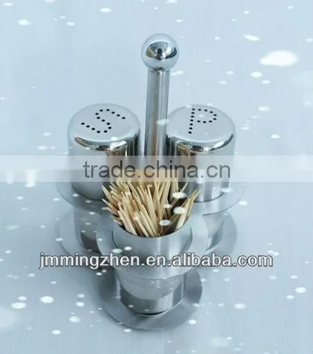 Stainless Steel Salt and Pepper Shaker Set